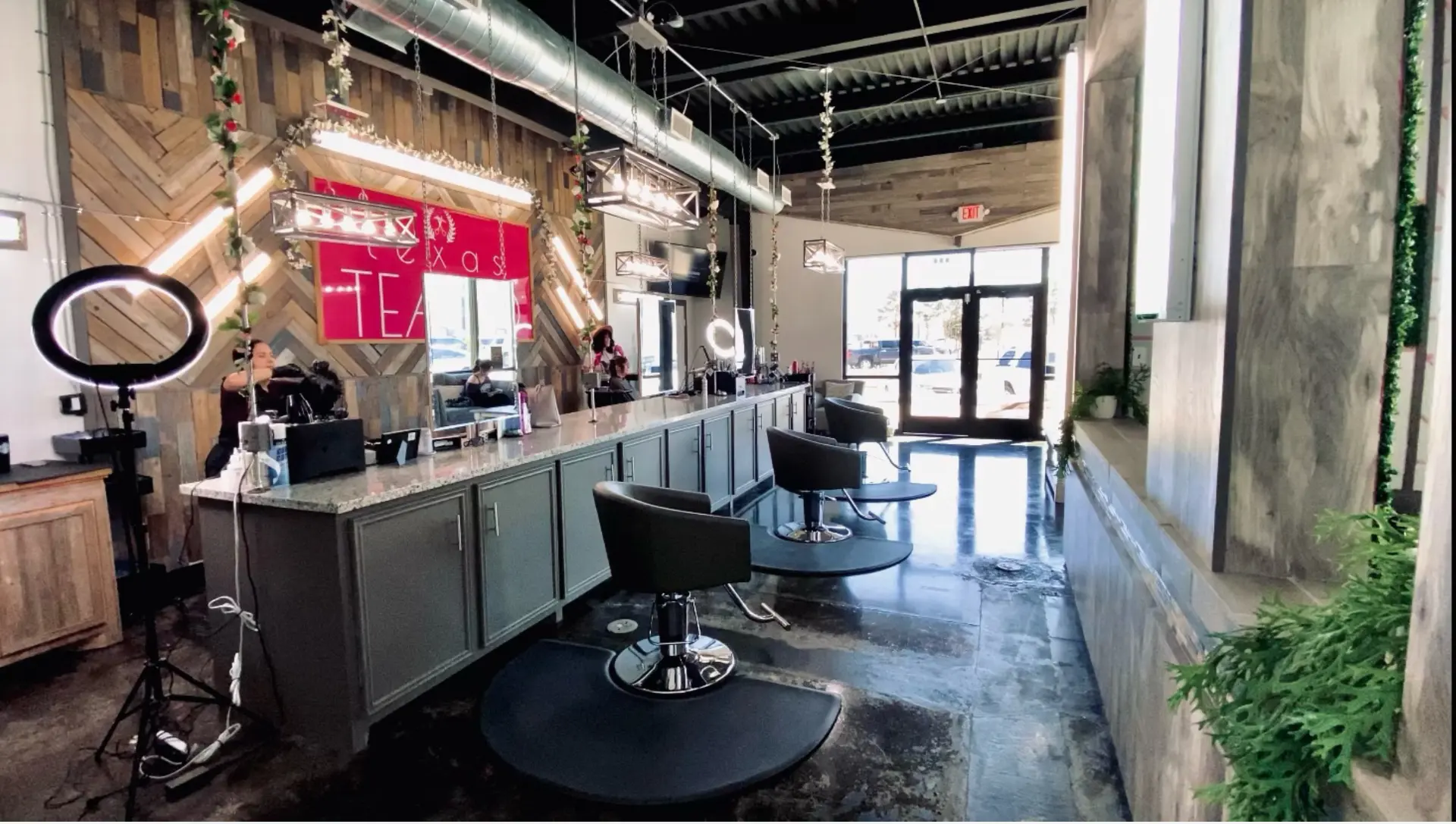 Inside the Texas Teazed salon in League City